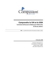 Comprendre le VIH-SIDA 15-18  ans Année 1