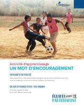 Un mot d’encouragement (Questions de Réflexion)