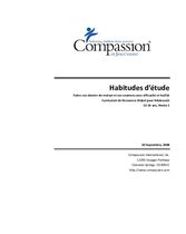 Habitudes d'études 12-14 ans 1