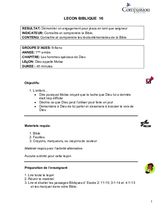 L16 Dieu appelle Moïse