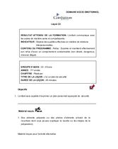 L22 J'ai un plan de sécurité