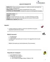 L38 Valeur des sports de groupe pour des corps en bonne santé