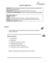 L39 Super aliments dans mon environnement pour me donner la santé