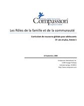 Les Rôles de la famille et de la communauté