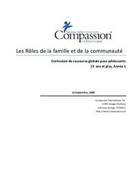 Les Rôles de la famille et de la communauté