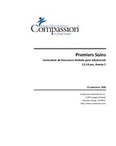 Premiers Soins_ 12-14 ans_Année 1