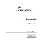 Premiers soins 15-18 ans Année 1