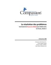 Résolution des problèmes, 12-14 ans 1