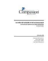Rôle de la famille et de la communauté 15-18 ans Année 1
