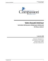 Votre beauté intérieur 15-18 ans -Année 1