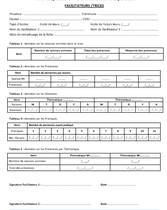 Fiche Recapitulative Mensuelle Facilitateurs