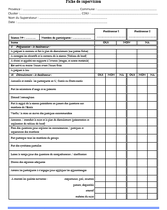 Fiche de Supervision