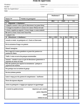 Fiche de Supervision
