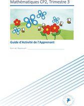 Guide d'Activités de l'Apprenant CP2 Trimestre 3 - Programme de calcul en numératie